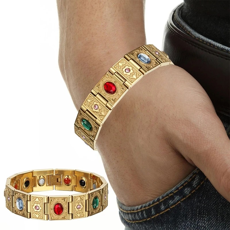 Multi Stone Magnet Bracelet
